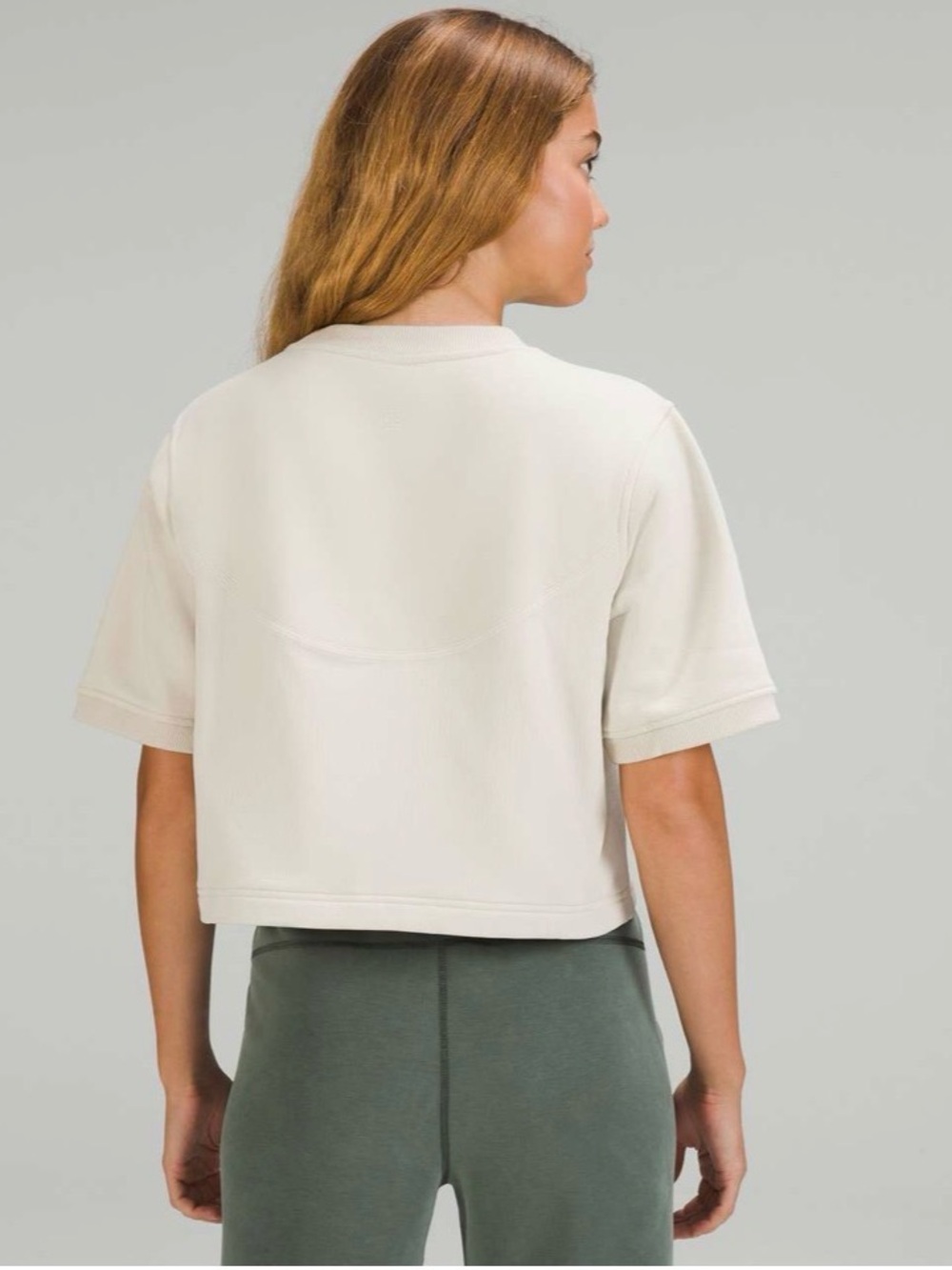 Lululemon Cotton French Terry + Swift tshirt - Natural Ivory - Picture 2 of 4